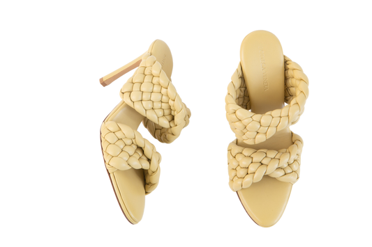 BOTTEGA MULE PADDED THE CURVE TAPIOCA - 36 BR