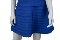 HERVE LEGER DRESS RAYON BLUE