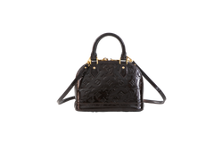 LV ALMA BB PATENT DARK WINE
