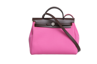 HERMÈS HERBAG 31 TOILE OFFICIER VACHE HUNTER PM 31 BUBBLEGUM RUBIS ROUGE 2024