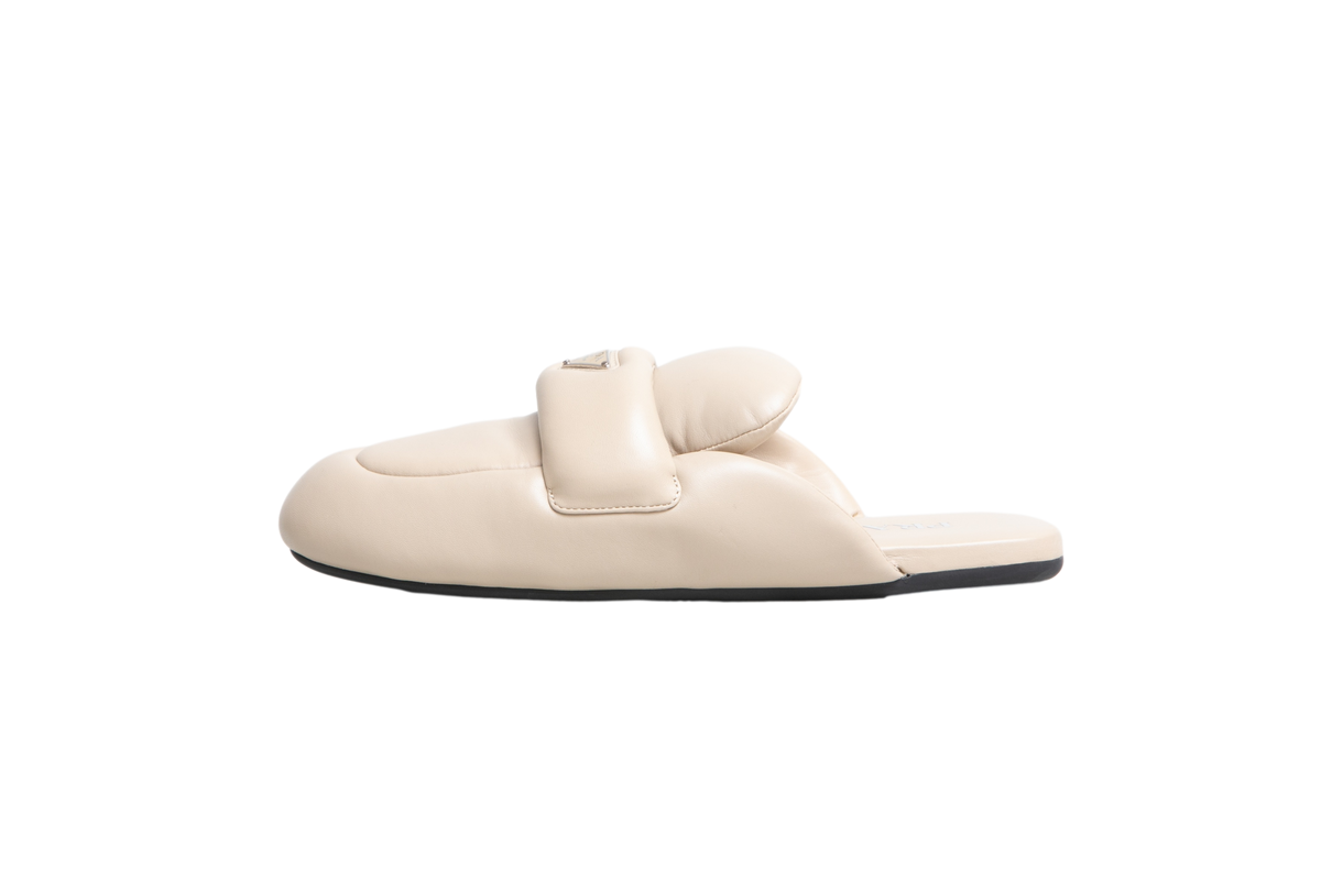 DESAPEGO FABI JUSTUS PRADA SLIPPER PADDED SABOTS DESERT - 39 BR
