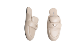 DESAPEGO FABI JUSTUS PRADA SLIPPER PADDED SABOTS DESERT - 39 BR