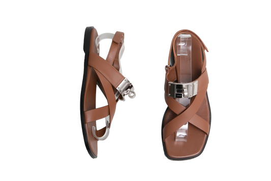 DESAPEGO FABI JUSTUS HERMÈS SANDAL INES GOLD - 39 BR