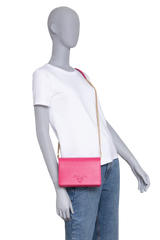 PRADA WOC SAFFIANO LUX VIVA MAGENTA