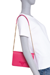 PRADA WOC SAFFIANO LUX VIVA MAGENTA