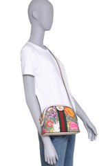 GUCCI OPHIDIA DOME SMALL FLORA & OFF WHITE