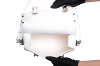 DIOR DIORCAMP SMALL MESSENGER WHITE & BLACK