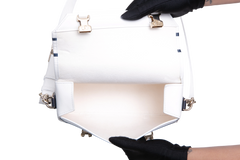 DIOR DIORCAMP SMALL MESSENGER WHITE & BLACK