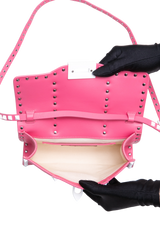 VALENTINO COLORBLOCK ROCKSTUD SHADOW PINK