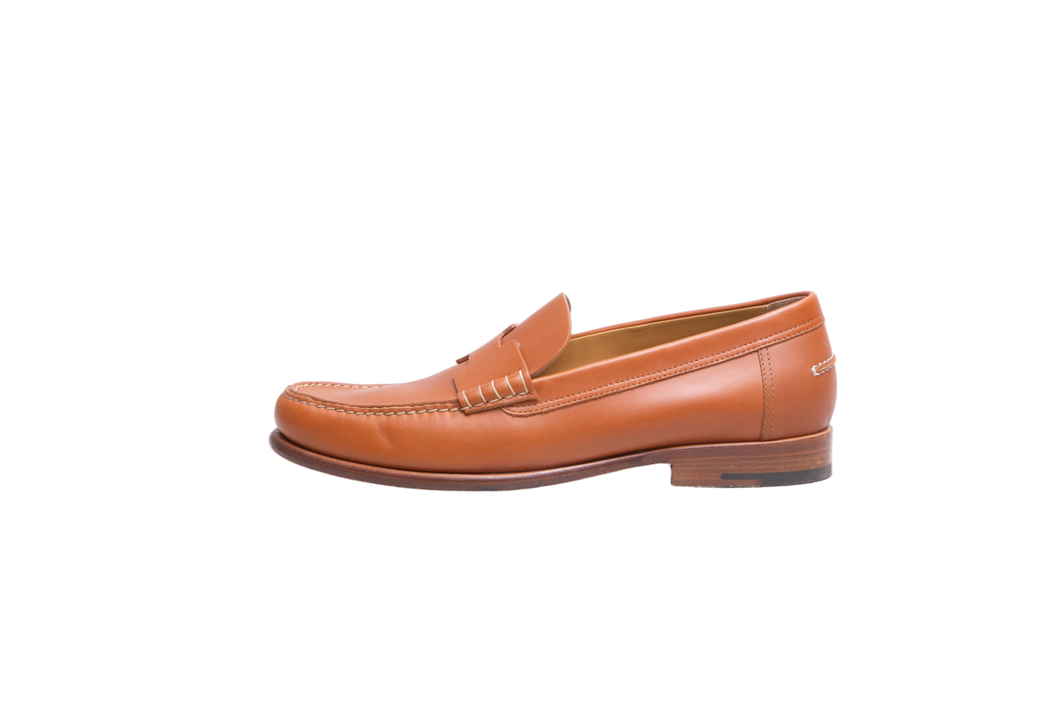 HERMÈS KENNEDY LOAFER NATUREL - 39 1/2 BR