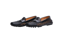 TOD'S GOMMINO DRIVING LEATHER BLACK - 35 1/2 BR