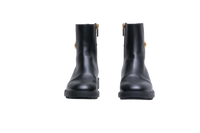 DIOR ANKLE BOOT CD LOGO LEATHER BLACK