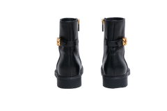 DIOR ANKLE BOOT CD LOGO LEATHER BLACK