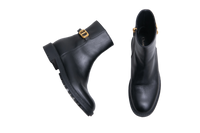 DIOR ANKLE BOOT CD LOGO LEATHER BLACK
