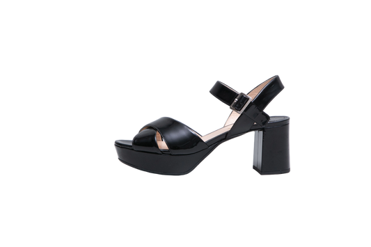 PRADA BLOCK JUMP PATENT ETHERAL BLACK - 36 BR