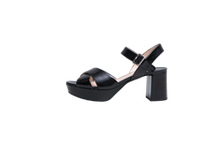 PRADA BLOCK JUMP PATENT ETHERAL BLACK - 36 BR