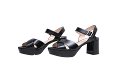 PRADA BLOCK JUMP PATENT ETHERAL BLACK - 36 BR
