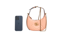 GUCCI HALF MOON MINI LIGHT PINK