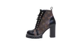 LV ANKLE BOOT STAR TRAIL BRUSHED MONOGRAM - 35 BR