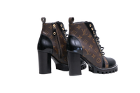 LV ANKLE BOOT STAR TRAIL BRUSHED MONOGRAM - 35 BR