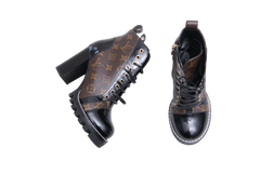 LV ANKLE BOOT STAR TRAIL BRUSHED MONOGRAM - 35 BR