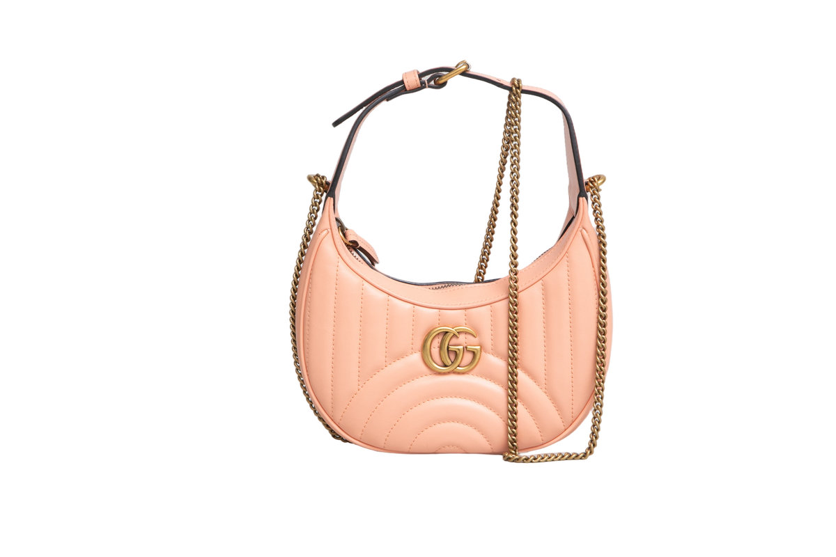 GUCCI HALF MOON MINI LIGHT PINK
