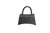 BALENCIAGA HOURGLASS SMALL BB MONOGRAM BLACK