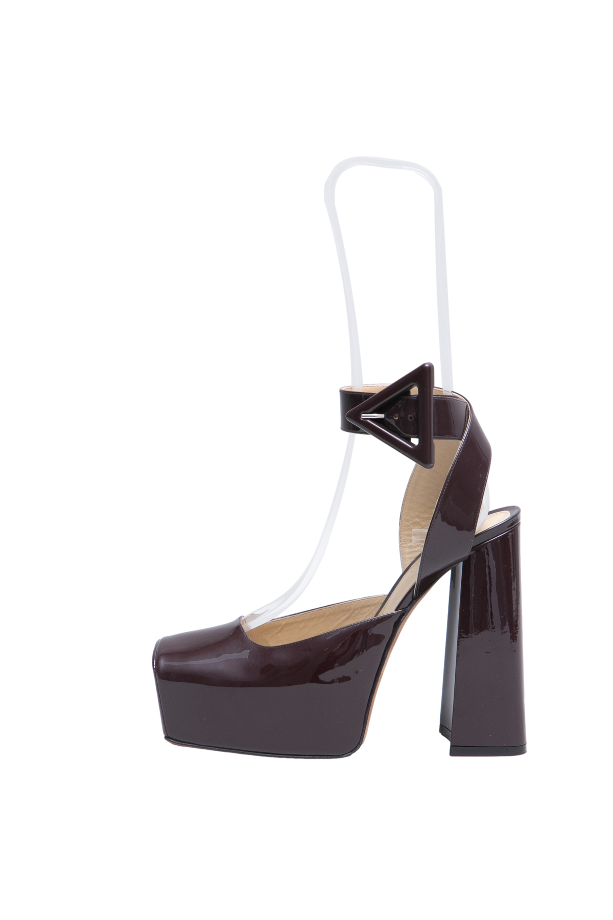 BOTTEGA PLATAFORM TOWER PATENT FONDANT - 35 BR