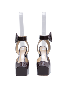BOTTEGA PLATAFORM TOWER PATENT FONDANT - 35 BR