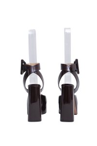 BOTTEGA PLATAFORM TOWER PATENT FONDANT - 35 BR