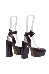 BOTTEGA PLATAFORM TOWER PATENT FONDANT - 35 BR