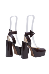BOTTEGA PLATAFORM TOWER PATENT FONDANT - 35 BR