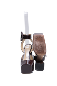 BOTTEGA PLATAFORM TOWER PATENT FONDANT - 35 BR