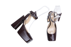 BOTTEGA PLATAFORM TOWER PATENT FONDANT - 35 BR