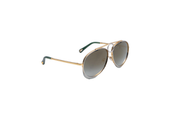 CHLOE ROMIE AVIATOR METAL/EMERALD GRADIENT