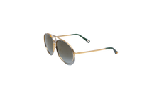 CHLOE ROMIE AVIATOR METAL/EMERALD GRADIENT
