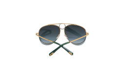 CHLOE ROMIE AVIATOR METAL/EMERALD GRADIENT