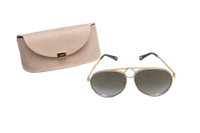 CHLOE ROMIE AVIATOR METAL/EMERALD GRADIENT