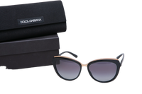 DG CAT EYE DOUBLE-LAYER METAL GOLD/BLACK