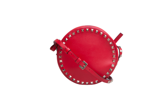 VALENTINO ROUND RED ROCKSTUD