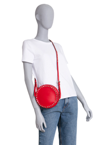 VALENTINO ROUND RED ROCKSTUD