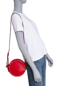 VALENTINO ROUND RED ROCKSTUD