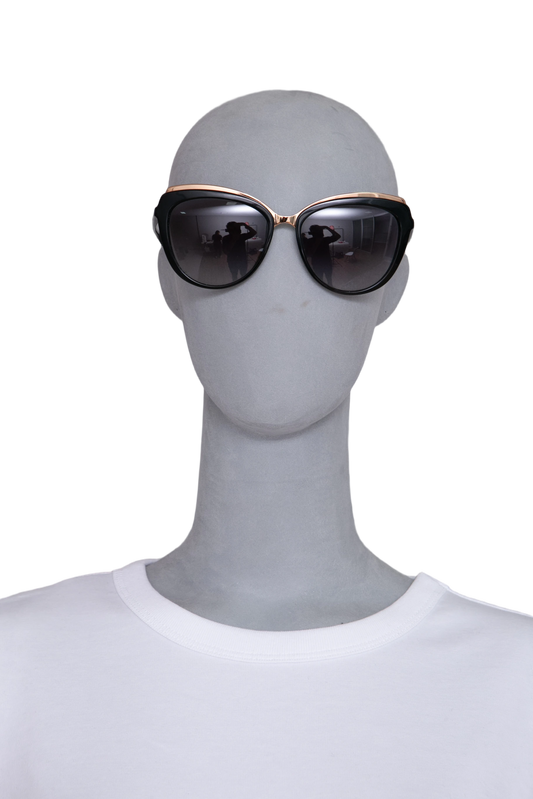 DG CAT EYE DOUBLE-LAYER METAL GOLD/BLACK