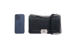 CHANEL BOY MEDIUM LAMBSKIN BLACK