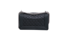 CHANEL BOY MEDIUM LAMBSKIN BLACK