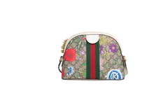 GUCCI OPHIDIA DOME SMALL FLORA & OFF WHITE