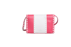 VALENTINO COLORBLOCK ROCKSTUD SHADOW PINK