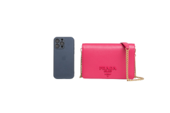 PRADA WOC SAFFIANO LUX VIVA MAGENTA