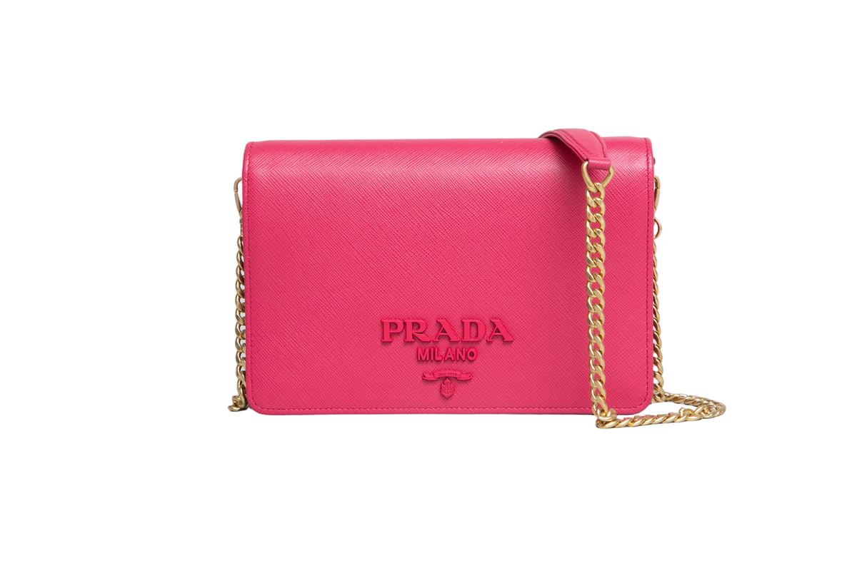 PRADA WOC SAFFIANO LUX VIVA MAGENTA