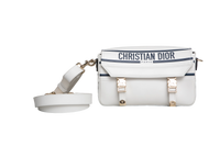 DIOR DIORCAMP SMALL MESSENGER WHITE & BLACK